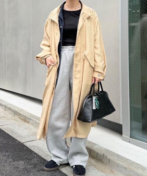 ear PAPILLONNER（イアパピヨネ）の「ステンカラーコート【SUM1 STYLE】（その他アウター・レディース・モカ/ベージュ・FREE）」の21枚目の写真