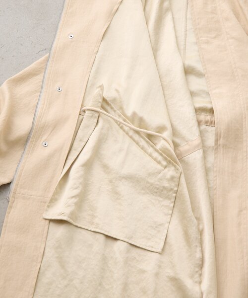 ear PAPILLONNER（イアパピヨネ）の「ステンカラーコート【SUM1 STYLE】（その他アウター・レディース・モカ/ベージュ・FREE）」の3枚目の写真