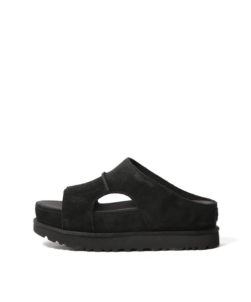 ESTNATION（エストネーション）の「UGG(R) / Goldenstar Hi Cutout スリッポン（サンダル・レディース・ブラック/キャメル・6/8/7）」の2枚目の写真