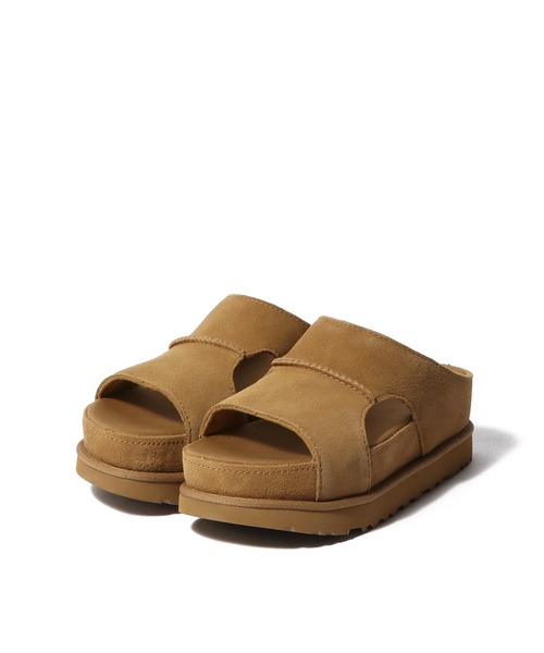 ESTNATION（エストネーション）の「UGG(R) / Goldenstar Hi Cutout スリッポン（サンダル・レディース・ブラック/キャメル・6/8/7）」の6枚目の写真