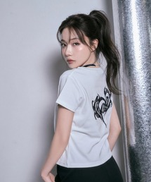 ANDGEEBEE | レースハートTシャツ(Tシャツ/カットソー)