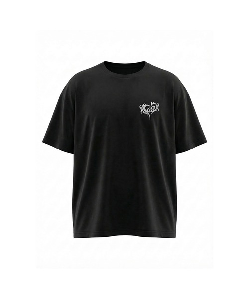 ANDGEEBEE（アンジービー）の「レースハートTシャツ（Tシャツ/カットソー・レディース・チャコールグレー/ブラック/ホワイト・SMALL/X-LARGE）」の17枚目の写真