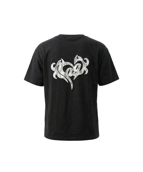 ANDGEEBEE（アンジービー）の「レースハートTシャツ（Tシャツ/カットソー・レディース・チャコールグレー/ブラック/ホワイト・SMALL/X-LARGE）」の18枚目の写真