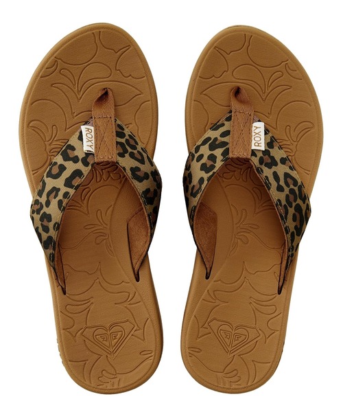 ROXY(ロキシー)の「ROXY ウィメンズ CAILLAY ANIMALS ファッションサンダル 【2026年春夏モデル】/ロキシーレオパード・ゼブラ柄サンダル(サンダル・レディース・ホワイト系その他/レオパード・LARGE/SMALL/MEDIUM)」の5枚目の写真