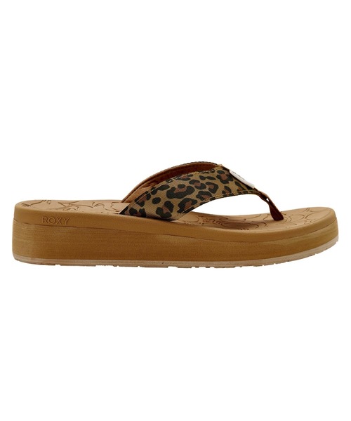 ROXY(ロキシー)の「ROXY ウィメンズ CAILLAY ANIMALS ファッションサンダル 【2026年春夏モデル】/ロキシーレオパード・ゼブラ柄サンダル(サンダル・レディース・ホワイト系その他/レオパード・LARGE/SMALL/MEDIUM)」の3枚目の写真