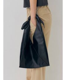 Ungrid | リボンデザインフェイクレザーバッグ(ハンドバッグ)