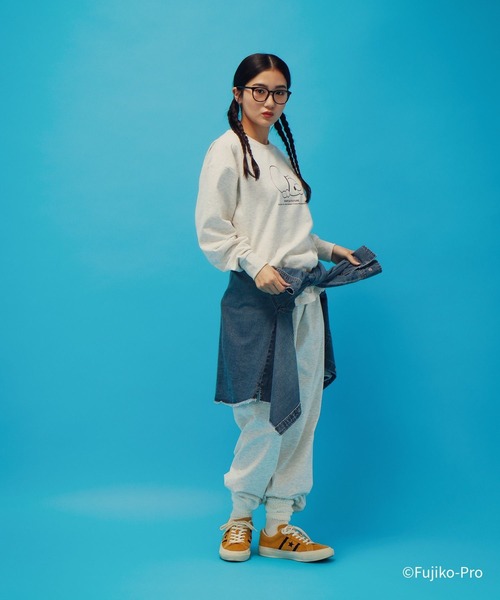 GLOBAL WORK（グローバルワーク）の「ドラえもん/ルームウェアSET/646965（ルームウェア/パジャマ・メンズ・ライトグレー/ネイビー・LARGE/MEDIUM）」の3枚目の写真