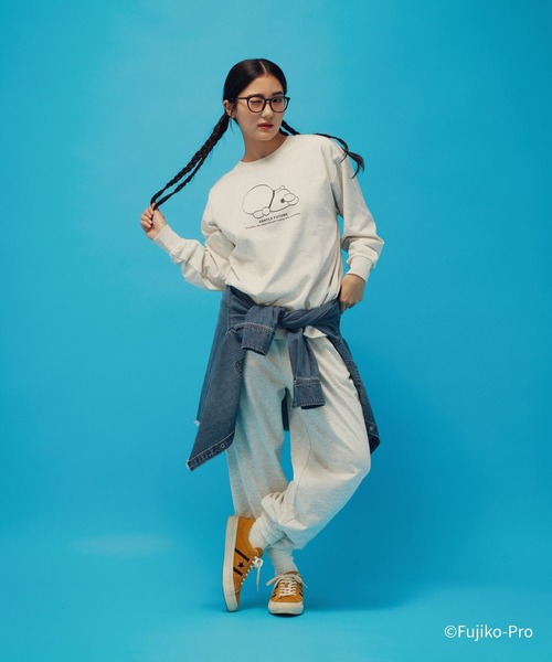 GLOBAL WORK（グローバルワーク）の「ドラえもん/ルームウェアSET/646965（ルームウェア/パジャマ・メンズ・ライトグレー/ネイビー・LARGE/MEDIUM）」の5枚目の写真