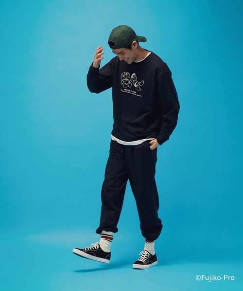 GLOBAL WORK（グローバルワーク）の「ドラえもん/ルームウェアSET/646965（ルームウェア/パジャマ・メンズ・ライトグレー/ネイビー・LARGE/MEDIUM）」の10枚目の写真