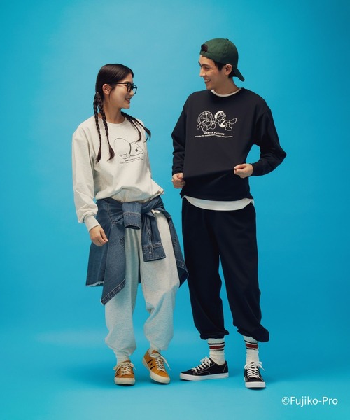 GLOBAL WORK（グローバルワーク）の「ドラえもん/ルームウェアSET/646965（ルームウェア/パジャマ・メンズ・ライトグレー/ネイビー・LARGE/MEDIUM）」の21枚目の写真