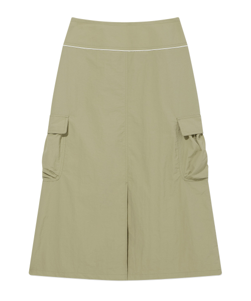 COVERNAT WOMAN（カバーナットウーマン）の「ウーマンストリングカーゴスカートLight Khaki（スカート・レディース・その他・WS/WM）」の3枚目の写真