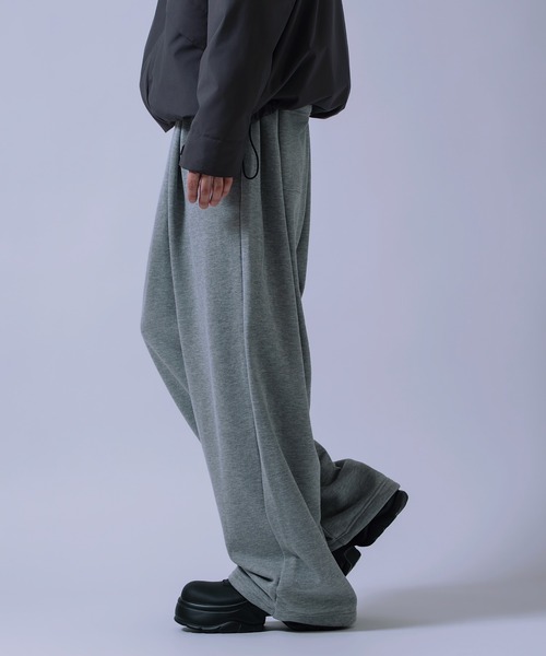 improves(インプローブス)の「ダブルタック 極太 ワイドスウェットパンツ(スウェットパンツ・メンズ・杢グレー・LARGE/MEDIUM)」の14枚目の写真