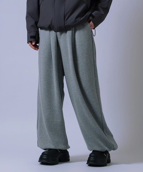 improves(インプローブス)の「ダブルタック 極太 ワイドスウェットパンツ(スウェットパンツ・メンズ・杢グレー・LARGE/MEDIUM)」の16枚目の写真