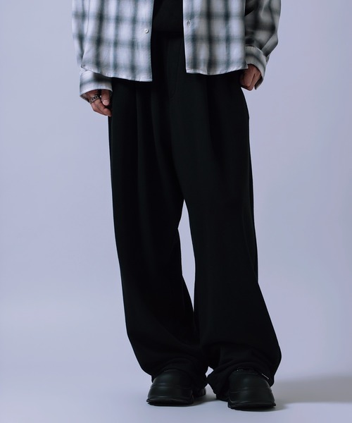 improves(インプローブス)の「ダブルタック 極太 ワイドスウェットパンツ(スウェットパンツ・メンズ・杢グレー・LARGE/MEDIUM)」の8枚目の写真