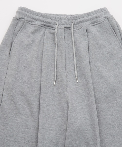 improves(インプローブス)の「ダブルタック 極太 ワイドスウェットパンツ(スウェットパンツ・メンズ・杢グレー・LARGE/MEDIUM)」の2枚目の写真