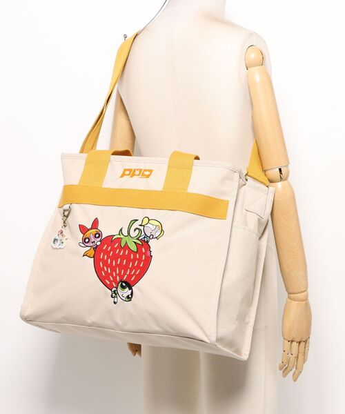 SAC'S BARJean（サックスバージーン）の「【The Powerpuff Girls/パワーパフガールズ】 2wayトートバッグ（トートバッグ・レディース・ダークグレー/ベージュ・FREE）」の15枚目の写真