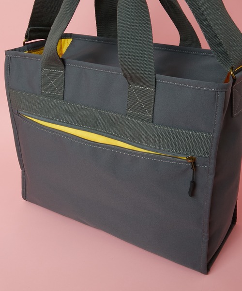 SAC'S BARJean（サックスバージーン）の「【The Powerpuff Girls/パワーパフガールズ】 2wayトートバッグ（トートバッグ・レディース・ダークグレー/ベージュ・FREE）」の3枚目の写真