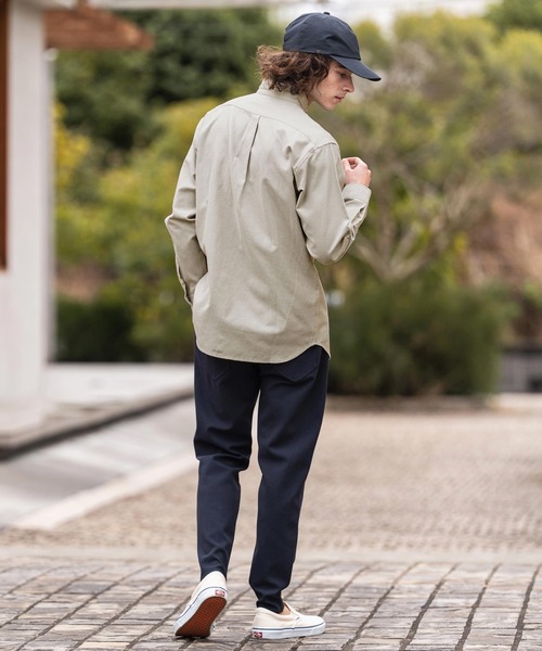 CAMBIO（カンビオ）の「ms6470- ミニスタンドカラーLSシャツ(BP-BFS0118)（シャツ/ブラウス・メンズ・ピンク/ベージュ/サックスブルー/オフホワイト・S/L/M）」の21枚目の写真