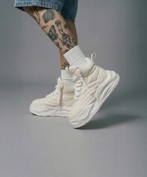 DISTORTION（ディストーション）の「ディストーション ディスオーダー ミッド DISTORTION DISORDER MID White DIS26F0010-WHT（スニーカー）」