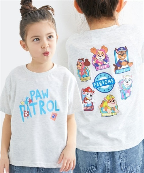 QUNTSTYLE(キュントスタイル)の「【PAW PATROL】半袖プリントTシャツ(Tシャツ/カットソー・キッズ・レッド/オートミール/チャコール/アイボリー/ブルー・80/90/100/110/120/130)」の4枚目の写真