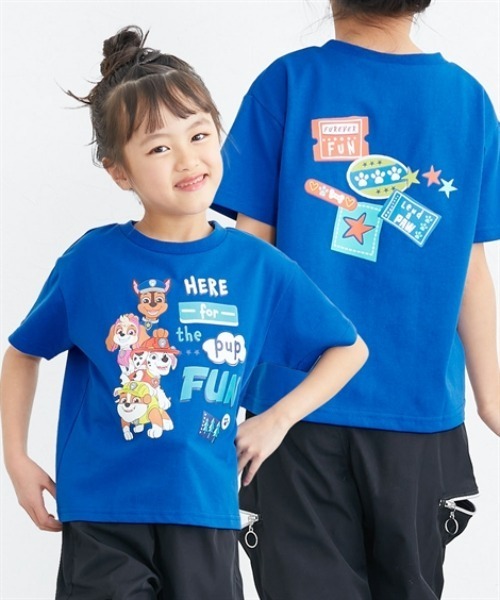 QUNTSTYLE(キュントスタイル)の「【PAW PATROL】半袖プリントTシャツ(Tシャツ/カットソー・キッズ・レッド/オートミール/チャコール/アイボリー/ブルー・80/90/100/110/120/130)」の5枚目の写真