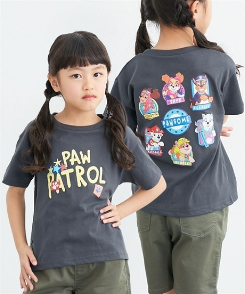 QUNTSTYLE(キュントスタイル)の「【PAW PATROL】半袖プリントTシャツ(Tシャツ/カットソー・キッズ・レッド/オートミール/チャコール/アイボリー/ブルー・80/90/100/110/120/130)」の3枚目の写真
