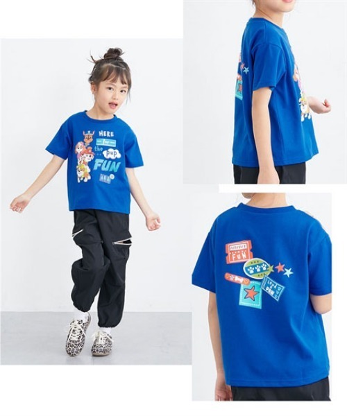 QUNTSTYLE(キュントスタイル)の「【PAW PATROL】半袖プリントTシャツ(Tシャツ/カットソー・キッズ・レッド/オートミール/チャコール/アイボリー/ブルー・80/90/100/110/120/130)」の8枚目の写真