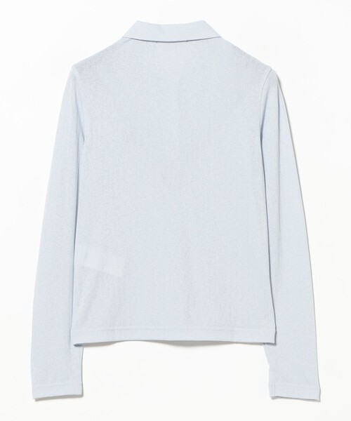 Ray BEAMS(レイビームス)の「【別注】FRED PERRY / ロングスリーブ ボタン ポロシャツ(Tシャツ/カットソー・レディース・ネイビー/サックスブルー・10)」の10枚目の写真
