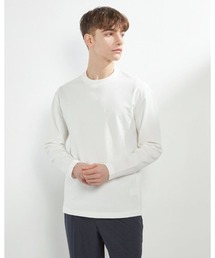 SUIT SELECT（スーツセレクト）の「【RBC】クルーネックロングTシャツ/ホワイト/「吸汗速乾」「接触冷感」「UV加工」（Tシャツ/カットソー）」