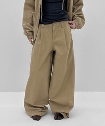 BLACKUP（ブラックアップ）の「[MADE] ガリバーンヘリンボーンタックワイドパンツ（その他パンツ）」