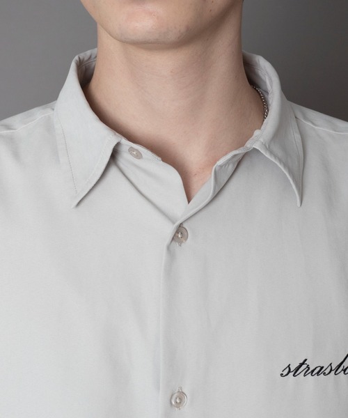 BROWNY(ブラウニー)の「BROWNY/アイススウェードシャツ(シャツ/ブラウス・メンズ・ライトベージュ/チャコール・MEDIUM/LARGE)」の5枚目の写真