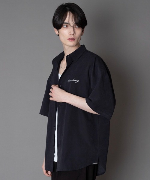 BROWNY(ブラウニー)の「BROWNY/アイススウェードシャツ(シャツ/ブラウス・メンズ・ライトベージュ/チャコール・MEDIUM/LARGE)」の10枚目の写真