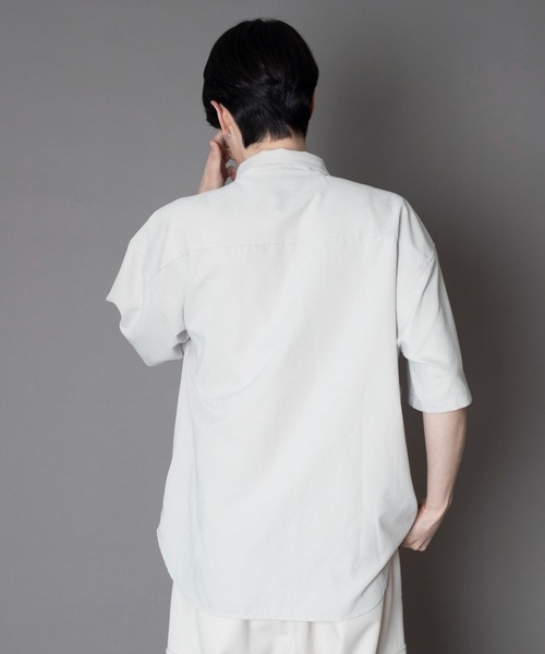 BROWNY(ブラウニー)の「BROWNY/アイススウェードシャツ(シャツ/ブラウス・メンズ・ライトベージュ/チャコール・MEDIUM/LARGE)」の19枚目の写真