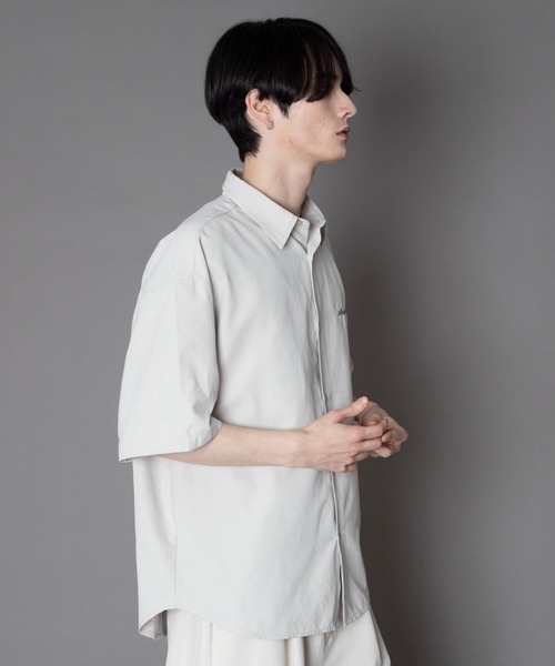 BROWNY(ブラウニー)の「BROWNY/アイススウェードシャツ(シャツ/ブラウス・メンズ・ライトベージュ/チャコール・MEDIUM/LARGE)」の20枚目の写真