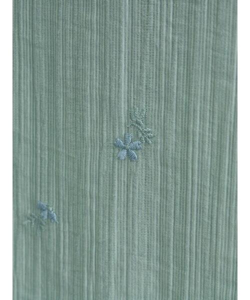 Samansa Mos2(サマンサ モスモス)の「シアー楊柳刺繍キャミソールワンピース(ワンピース・レディース・オフホワイト/ブラック/ミント・F)」の14枚目の写真