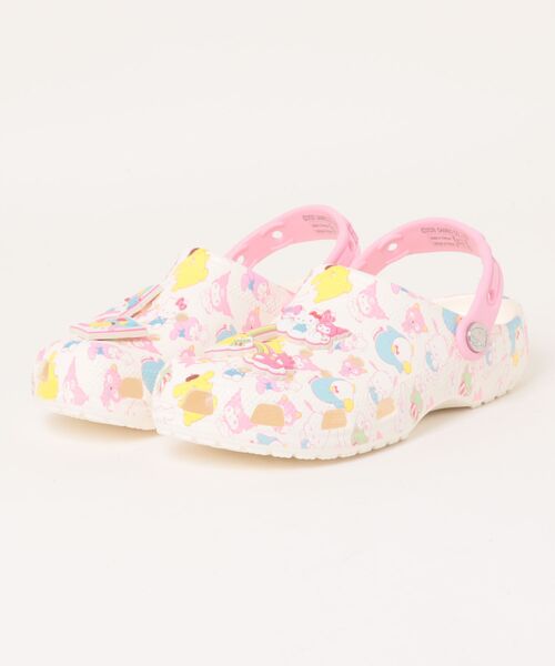 crocs(クロックス)の「クロックス ハローキティ アンド フレンズ パステル クラシック クロッグ / crocs HKF Pastel Classic Clog(サンダル・レディース・マルチ・27cm/26cm/25cm/24cm/23cm/22cm)」の1枚目の写真