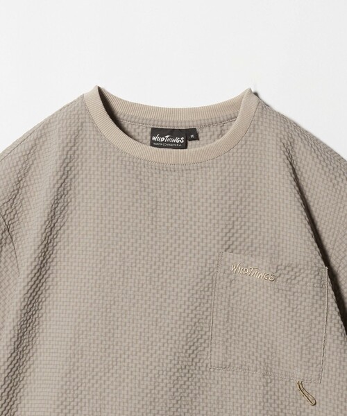 WILD THINGS（ワイルドシングス）の「【別注】＜WILD THINGS＞ ポケット プルオーバー Tシャツ / キッズ 140cm-160cm（Tシャツ/カットソー・キッズ・ブラック/ベージュ・M(140-150cm)/L(160cm)）」の10枚目の写真