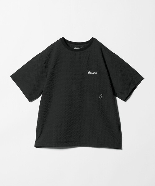 WILD THINGS（ワイルドシングス）の「【別注】＜WILD THINGS＞ ポケット プルオーバー Tシャツ / キッズ 140cm-160cm（Tシャツ/カットソー・キッズ・ブラック/ベージュ・M(140-150cm)/L(160cm)）」の18枚目の写真