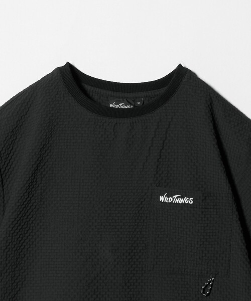 WILD THINGS（ワイルドシングス）の「【別注】＜WILD THINGS＞ ポケット プルオーバー Tシャツ / キッズ 140cm-160cm（Tシャツ/カットソー・キッズ・ブラック/ベージュ・M(140-150cm)/L(160cm)）」の19枚目の写真