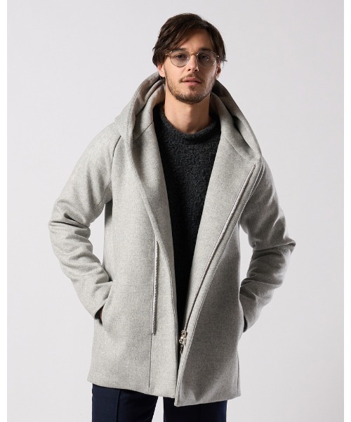 wjk（ダヴルジェイケイ）の「zip witch coat（その他アウター・メンズ・ライトグレー/ブラック/ネイビー・SMALL/MEDIUM/LARGE/X-LARGE）」の6枚目の写真