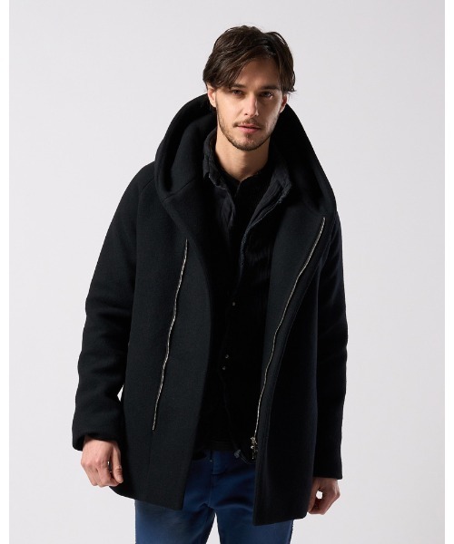 wjk（ダヴルジェイケイ）の「zip witch coat（その他アウター・メンズ・ライトグレー/ブラック/ネイビー・SMALL/MEDIUM/LARGE/X-LARGE）」の14枚目の写真