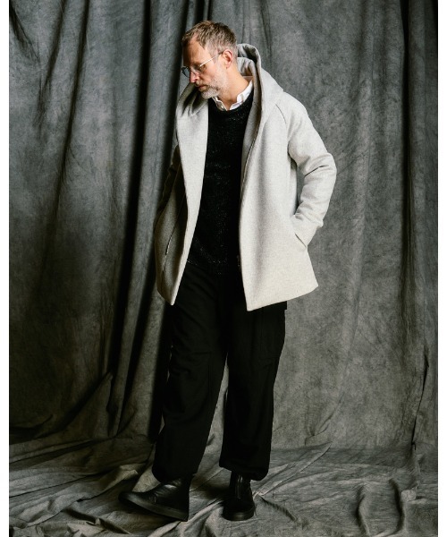 wjk（ダヴルジェイケイ）の「zip witch coat（その他アウター・メンズ・ライトグレー/ブラック/ネイビー・SMALL/MEDIUM/LARGE/X-LARGE）」の20枚目の写真