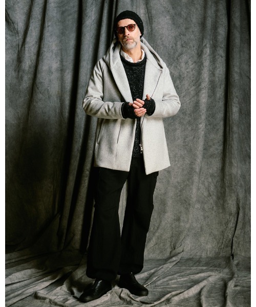 wjk（ダヴルジェイケイ）の「zip witch coat（その他アウター・メンズ・ライトグレー/ブラック/ネイビー・SMALL/MEDIUM/LARGE/X-LARGE）」の21枚目の写真