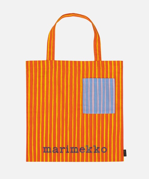 marimekko(マリメッコ)の「Piccolo / tote bag 43 x 44(トートバッグ・レディース・オレンジ/パープル・FREE)」の2枚目の写真