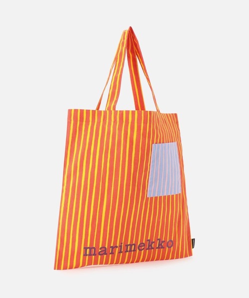 marimekko(マリメッコ)の「Piccolo / tote bag 43 x 44(トートバッグ・レディース・オレンジ/パープル・FREE)」の12枚目の写真