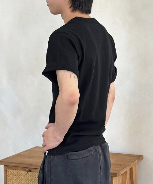 CPCM(シーピーシーエム)の「スパンリブヘンリーT(Tシャツ/カットソー・メンズ・カーキ/ブラック/ホワイト・MEDIUM/LARGE)」の17枚目の写真