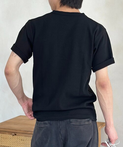 CPCM(シーピーシーエム)の「スパンリブヘンリーT(Tシャツ/カットソー・メンズ・カーキ/ブラック/ホワイト・MEDIUM/LARGE)」の18枚目の写真