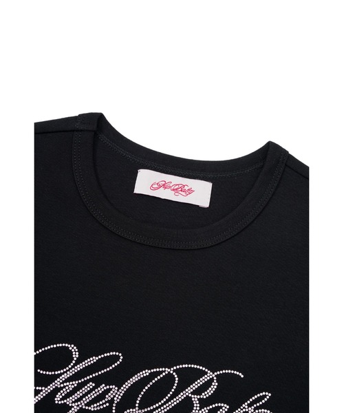 SupBaby by SUPPLIER(サプベイビーバイサプライヤー)の「Tシャツ|Rhinestone Baby Logo Tee|SupBaby by. SUPPLIER(Tシャツ/カットソー・レディース・ブラック/ホワイト・SMALL/MEDIUM)」の5枚目の写真