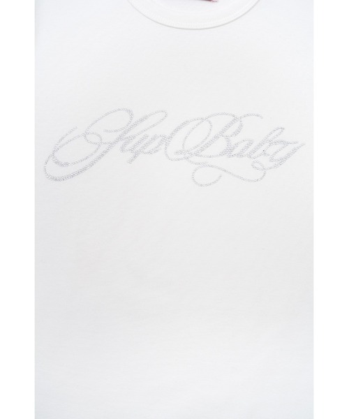 SupBaby by SUPPLIER(サプベイビーバイサプライヤー)の「Tシャツ|Rhinestone Baby Logo Tee|SupBaby by. SUPPLIER(Tシャツ/カットソー・レディース・ブラック/ホワイト・SMALL/MEDIUM)」の11枚目の写真