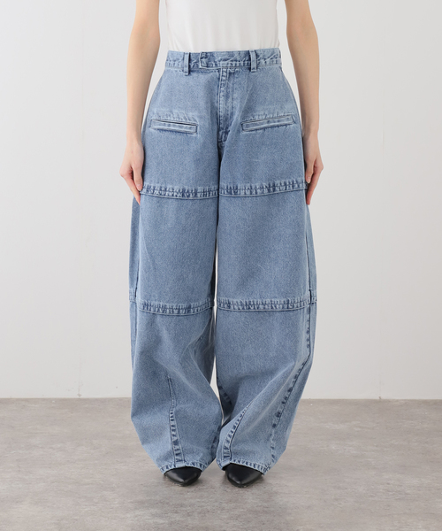 LIVINGTONE(リヴィントーン)の「LIVINGTONE COLETTE T-COLETTE-10:デニムパンツ(デニムパンツ・レディース・ブルー・MEDIUM/SMALL)」の6枚目の写真